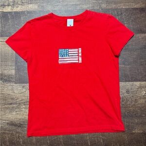 Tommy Hilfiger Red Logo Tee